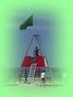 Se kystlivreddertårn med grønt flag